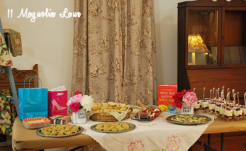 buffet table