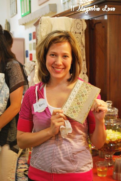 kerri with book