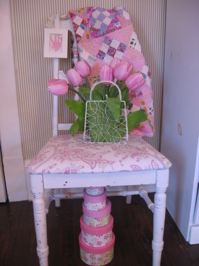 Old Dining Room Chair--Redone