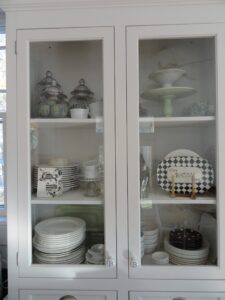 green white black glass kitchen cabinet