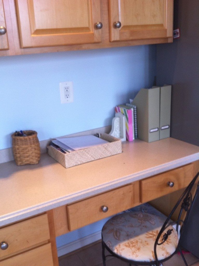 Desk Area in Kitchen
