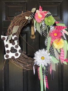 Bright and Fun (and Incredibly Easy) Springtime Wreath