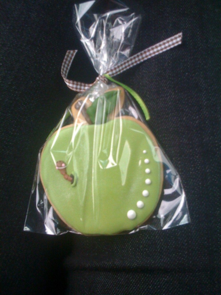 Detail shot of the cookie favors
