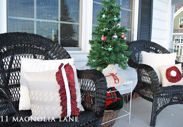 Christmas porch decor
