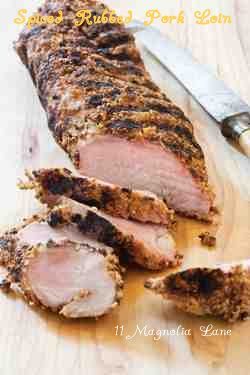 spiced rubbed grilled tenderloin