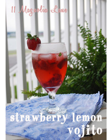 Summer Strawberry Lemon Vojito