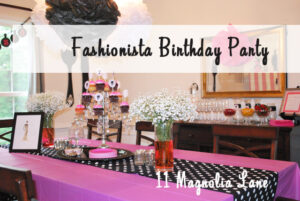 Turning Thirty-Something Fashionista Birthday Party!