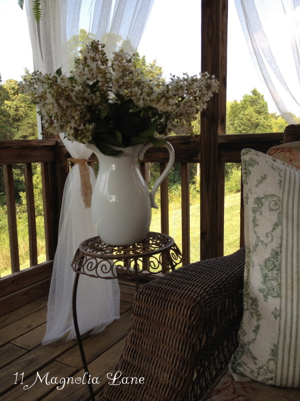 screened porch sheer curtains