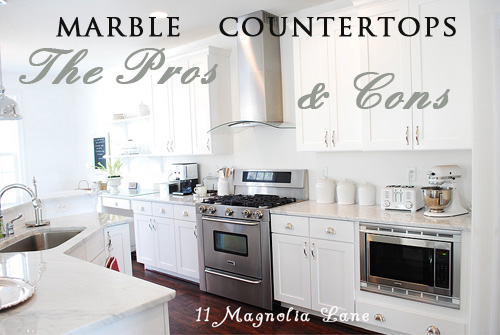 The pros and cons of marble countertops in the kitchen