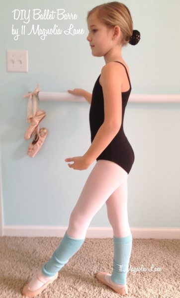 DIY ballet barre tutorial
