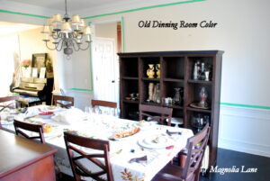 Dining Room Makeover {BM Revere Pewter Paint}