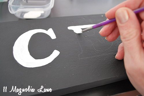painting letters