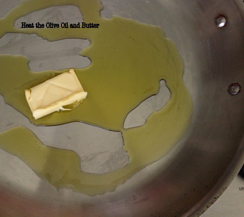 Oil and Butter in Hot pan