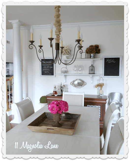 chandelier dining room