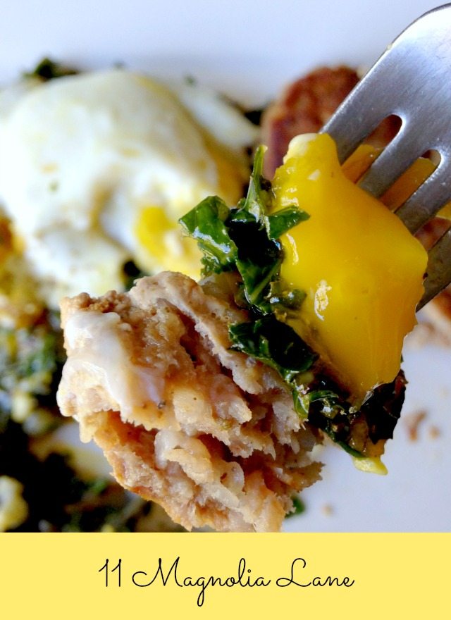 Egg-Sausage-Kale- Hash- Breakfast