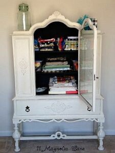 China Cabinet Makeover Using Annie Sloan Chalk Paint