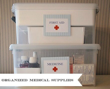 organized medical supplies 1