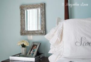How to 'Antique' a Mirror {with Silver Leaf}