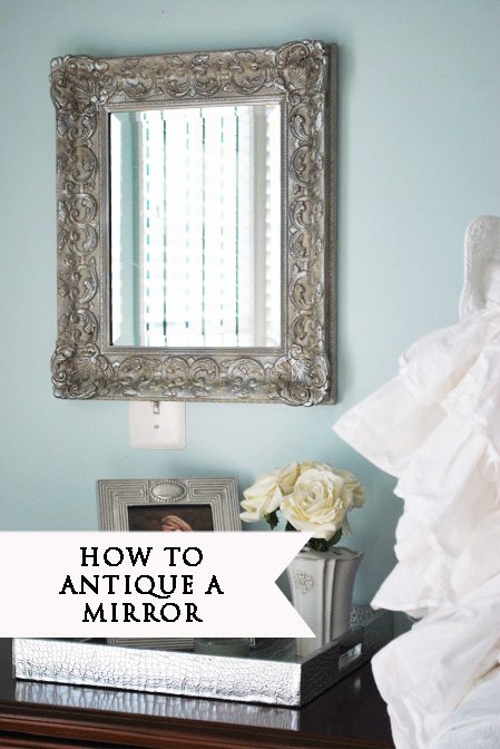 How to make a mirror look "antique" with silver leaf | 11 ...