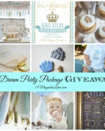 Dream Party Package Giveaway Winner (plus more pictures from Atlas's Royal Celebration)
