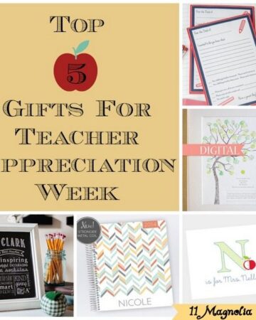Our Top 5 Gifts for Teacher Appreciation Week {PLUS 5 Awesome Giveaways}