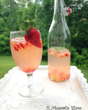 Refreshing Strawberry Basil Fruit Water