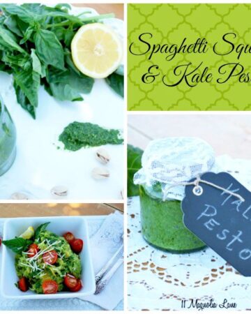 Spaghetti Squash with Kale Pesto