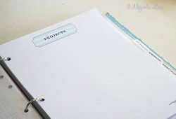 Organizing Printables | Organizing Binder