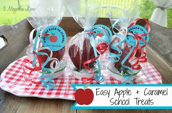 Apple and caramel treats for school | 11 Magnolia Lane