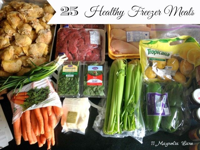 25 Healthy Make-Ahead Freezer Meals | 11 Magnolia Lane