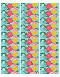 Free Floral Printables for Volunteer or Teacher Appreciation