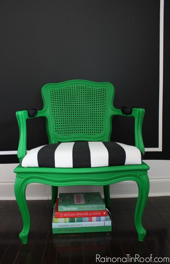 green-chair-makeover