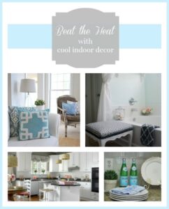 Ways to beat the heat this summer using cool colors in your home decor