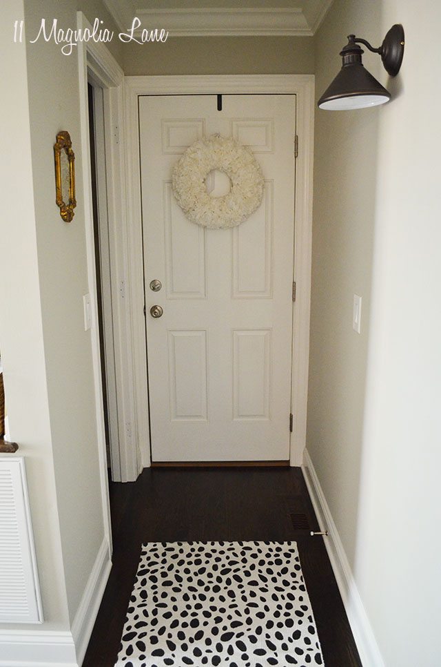 Black and white dalmatian spot rug | 11 Magnolia Lane