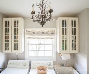 Beautiful laundry room on a budget from Operation: Organization