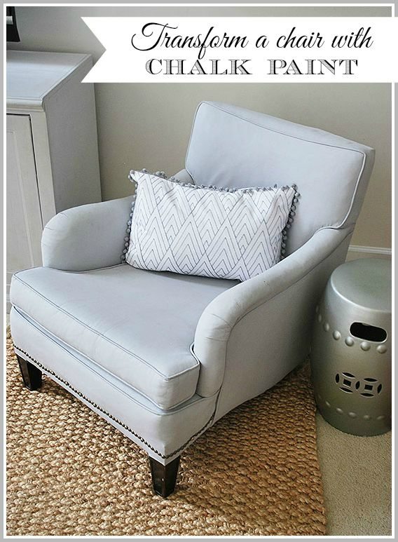 How to Paint Fabric Furniture With Chalk Paint 