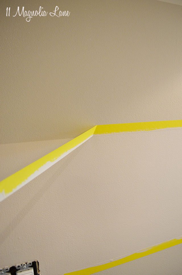 How to paint horizontal stripes on a wall | 11 Magnolia Lane