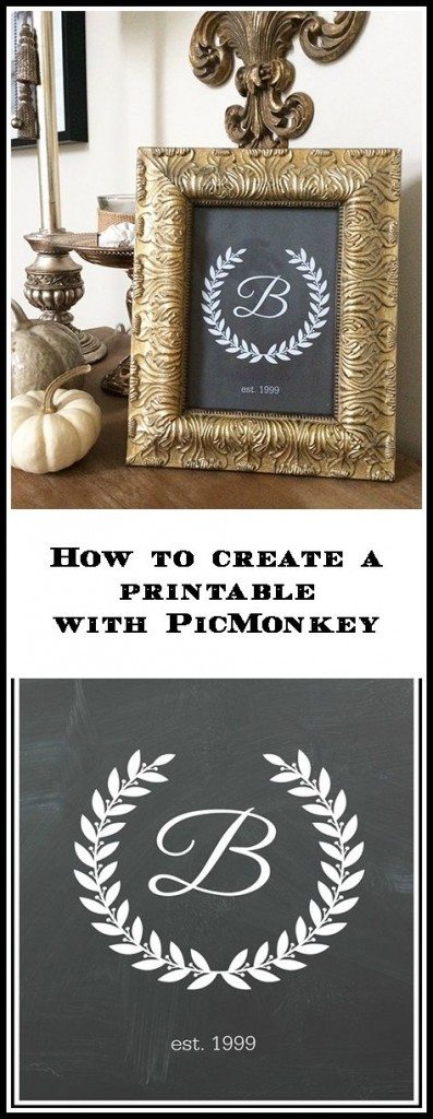 Back to Basics–Creating a Printable with PicMonkey