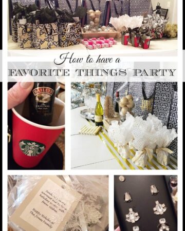 Hosting or having a "Favorite Things" party? Here are some great ideas for gifts and to make the night easy and fun!