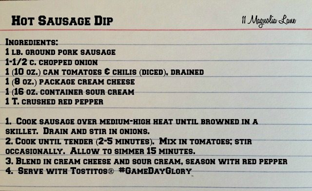 Sausage Dip Recipe