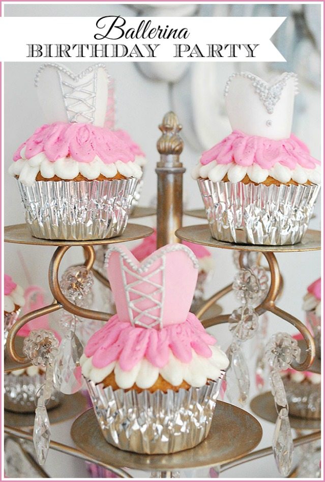 A sweet and simple ballerina girls birthday party with a ballet/nutcracker theme
