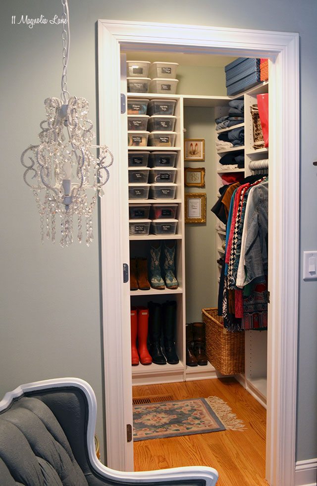 Organized closet | 11 Magnolia Lane