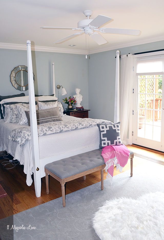 Master bedroom painted with HomeRight PaintStick EZTwist | 11 Magnolia Lane