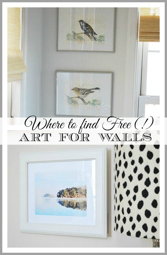 Have empty walls? See how to create and frame inexpensive or completely FREE art to decorate your home.