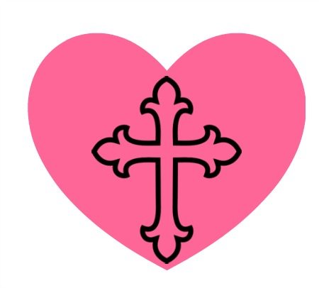 cross in heart