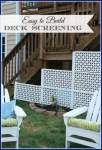 How to Conceal the Space under your Deck in 30 Minutes or Less