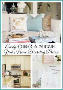 How to easily organize and make progress in decorating your entire home. {free home decor planner printable}