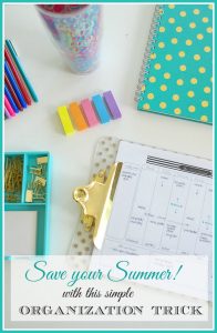 Getting Control of your Summer! {Organization Tool}