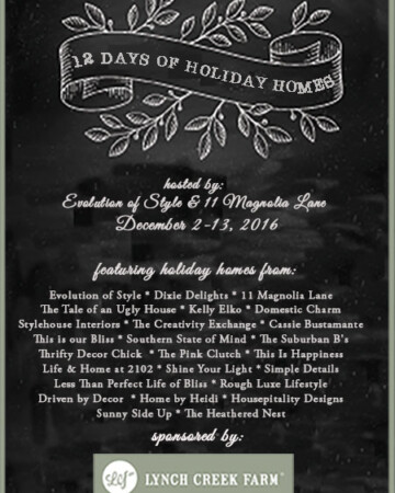 The 12 Days of Holiday Homes Tour--Day 1!