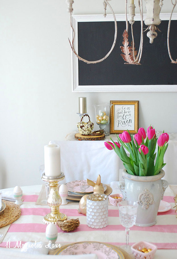 Easter Table Settings and Decor